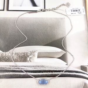 Kendra Scott Jewelry - Kendra Scott Elisa periwinkle silver necklace Kendra Scott Jewelry - Kendra Scott Elisa periwinkle silver necklace